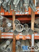 Lot of (4) 25' x 4" Aluminum Schedule 40 Center Poles Spliced at 20' with Pin. 4 1/2" OD