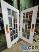 6' Colony Double French Door with Frame, Grade C, #2