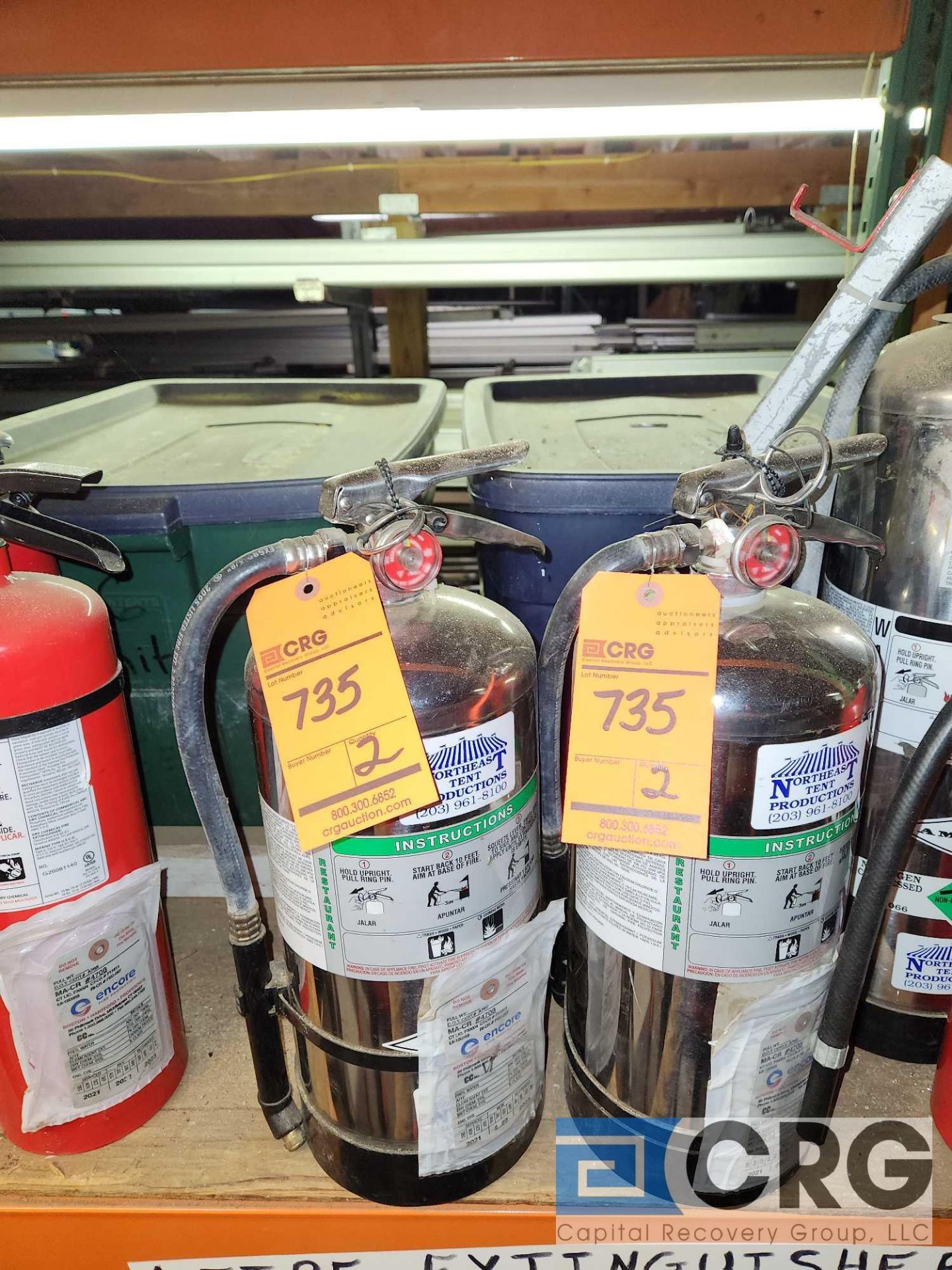 6 Liter Foam Kitchen Fire Extinguishers, Current Certification