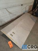30" x72" Aluminum Dock Plate, Makes Transition Between Truck and Loading Dock