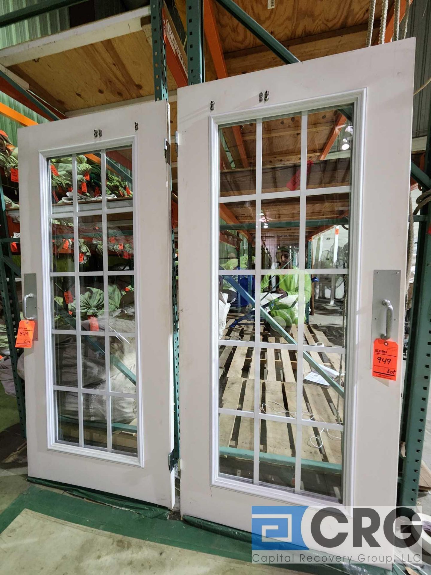 Top Tec 6' Double French Door with Frame, Grade B, #4
