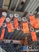 Lot of (4) 14' x 2" Aluminum Center Poles. Schedule 40, 2 1/2" OD