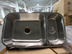 Stainless sinks and sink grids