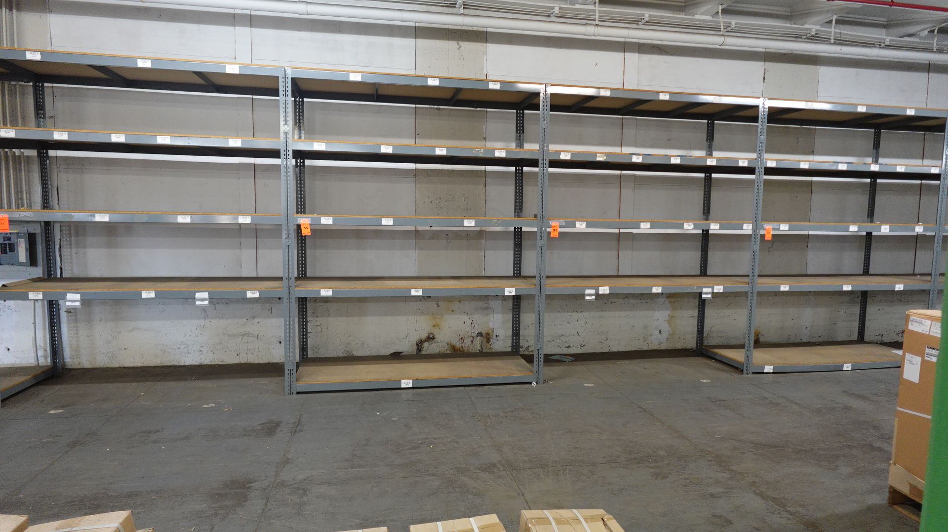 Rivetier light duty shelving units