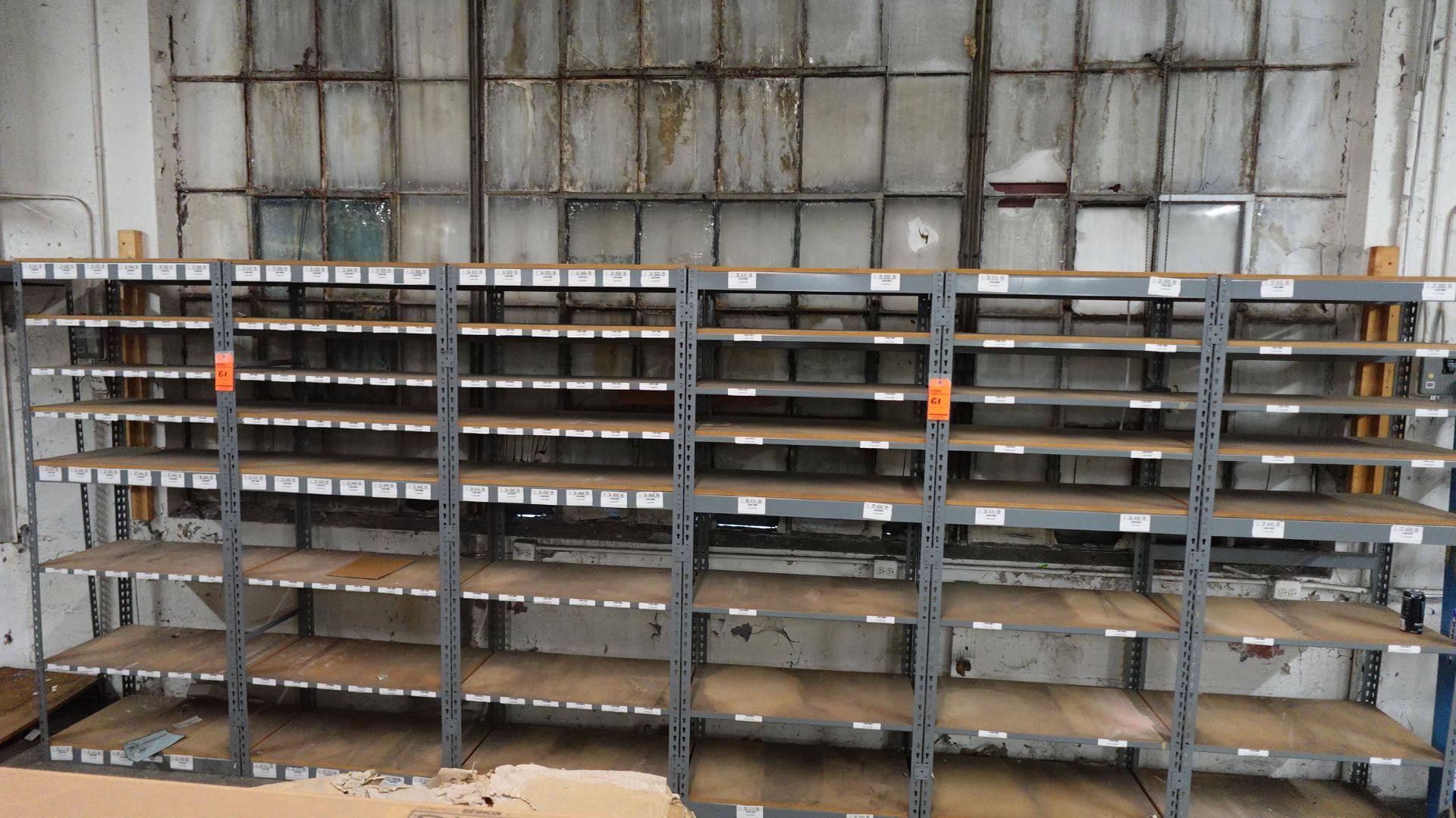 Rivetier light duty shelving units