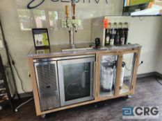 Portable Refrigerated Beer and Wine Bar Station