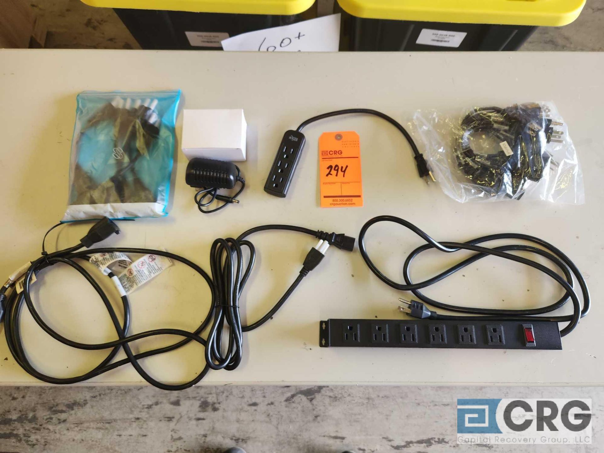 Assorted power cords and adapters