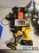 DeWalt cordless drills and chargers