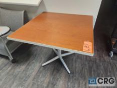 36 x 36 Formica Top Pedestal Tables