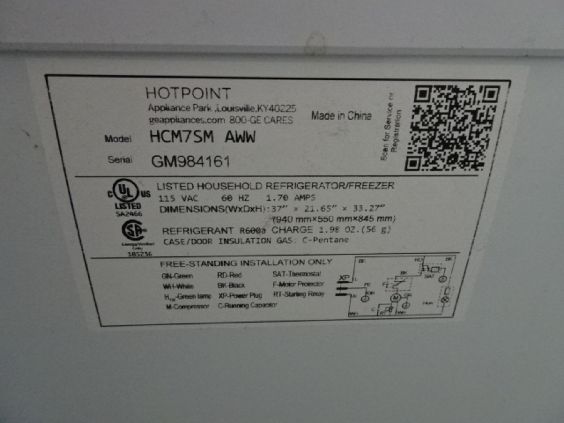 Hotpoint Chest Freezer - Image 3 of 3