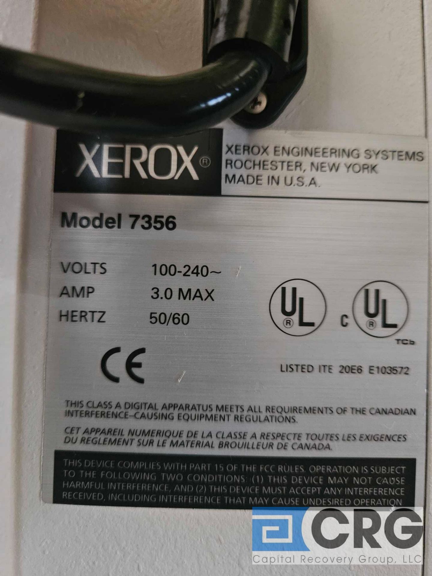 Xerox Scanner/Printer - Image 3 of 7