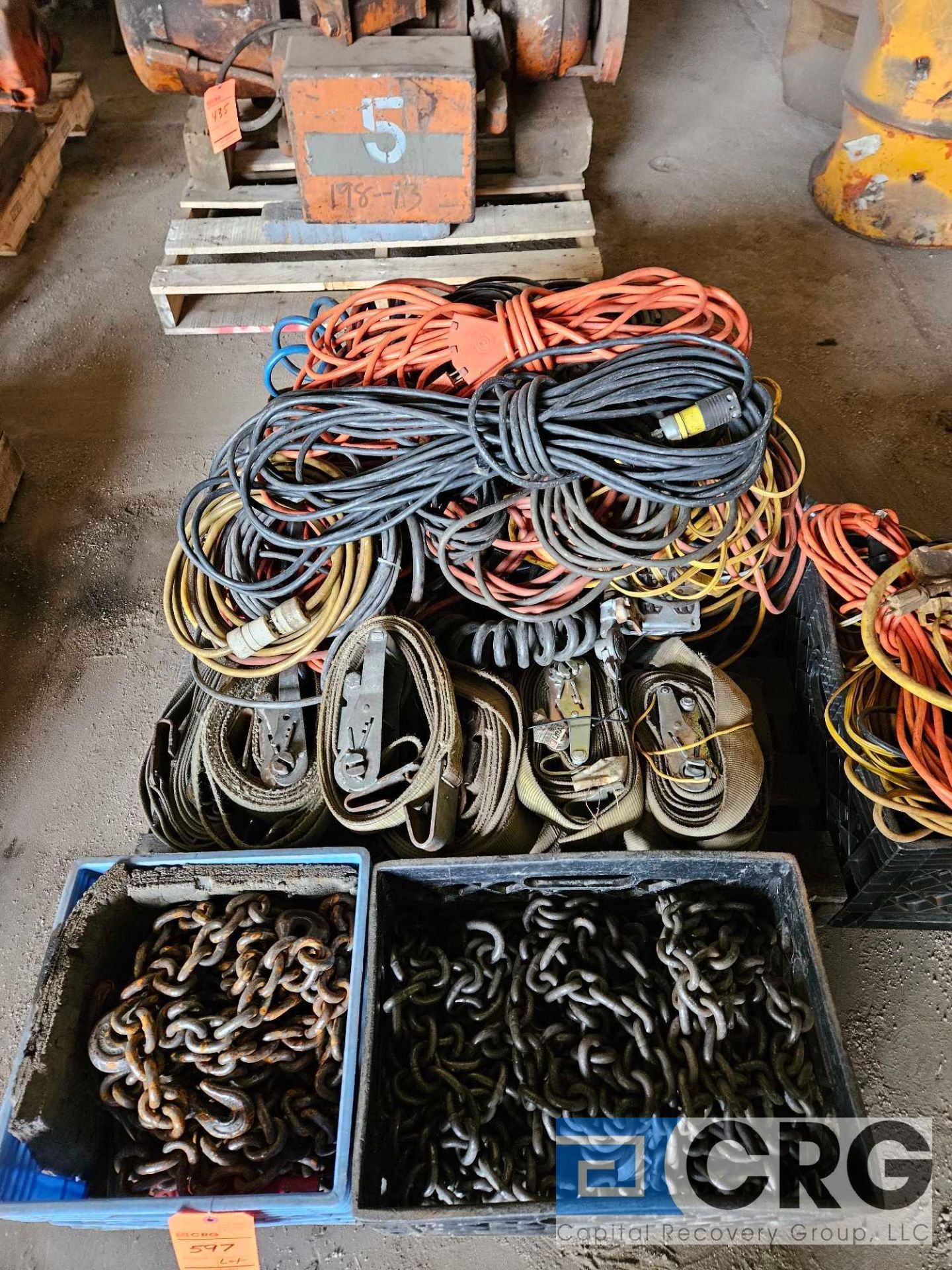 Asst. Extension Cords, Vehicle Straps and Lifting Chains - Image 3 of 3