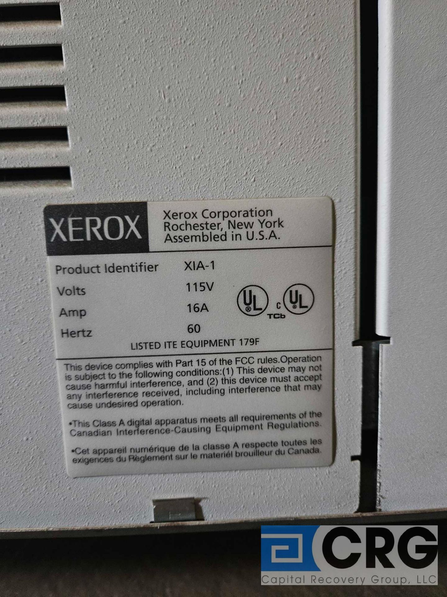 Xerox Scanner/Printer - Image 6 of 7