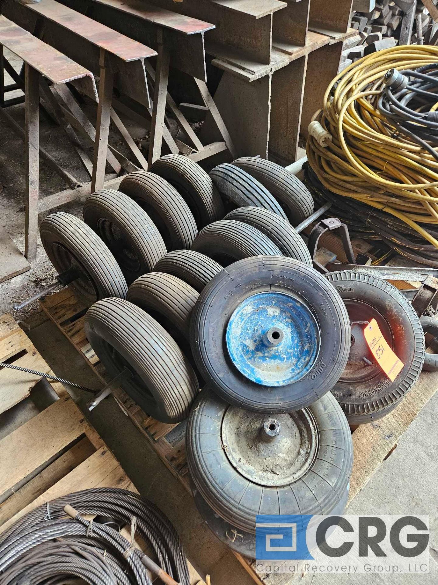 Asst. Wheel Barrel Wheels and Rims - Image 2 of 2