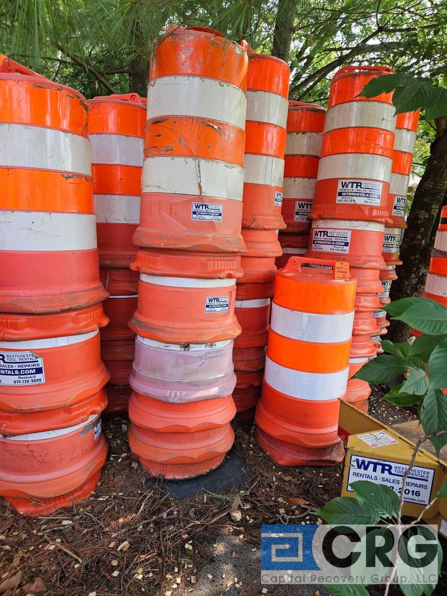 Orange Traffic Barrels - Image 2 of 2