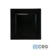 Black Square Charger Plates