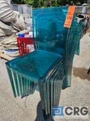 Turquoise Pure Transparent Chairs