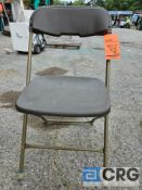 Brown Metal Stackable Chairs
