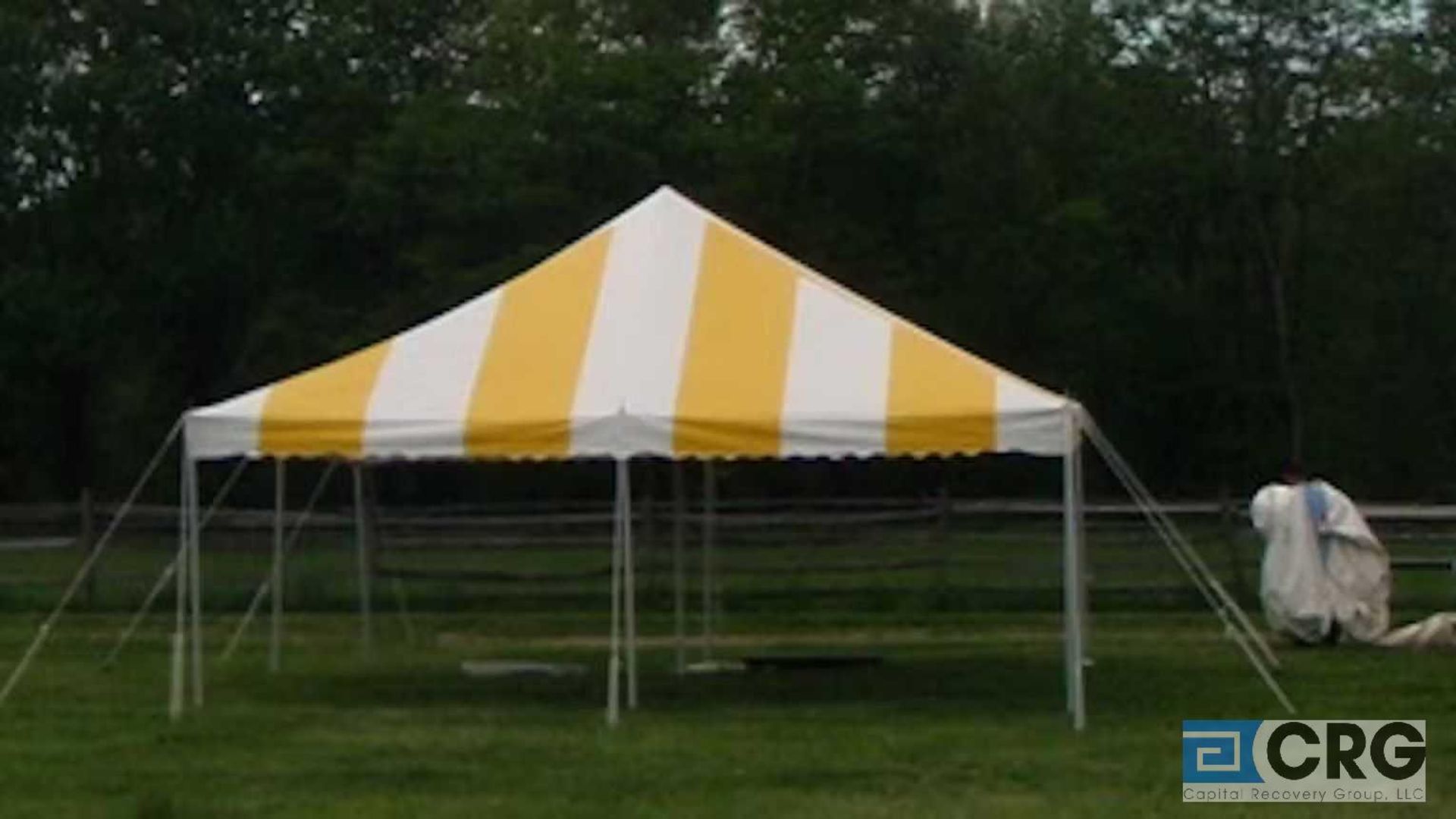 Eureka Party Canopy Yellow/White Pole Tent