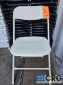 Ivory Plastic Folding Chairs