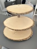 Ass't Rustic Cake Stands