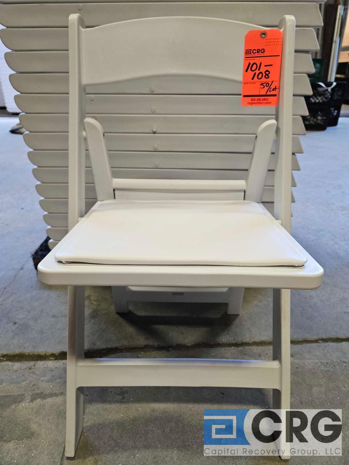 Resin Folding Chairs-White