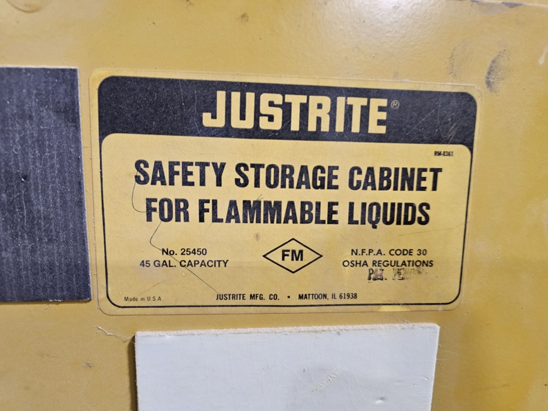 JustRite Flammable Storage Cabinet - Image 4 of 4