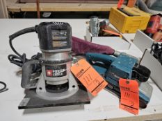 Porter Cable Variable Speed Router/Makita Belt Sander