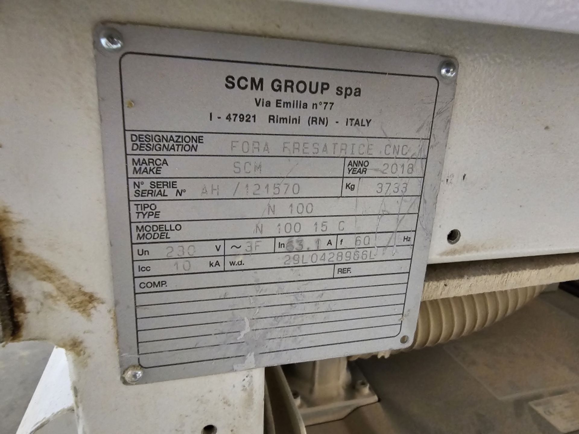 SCM CNC Machining Center - Image 25 of 37