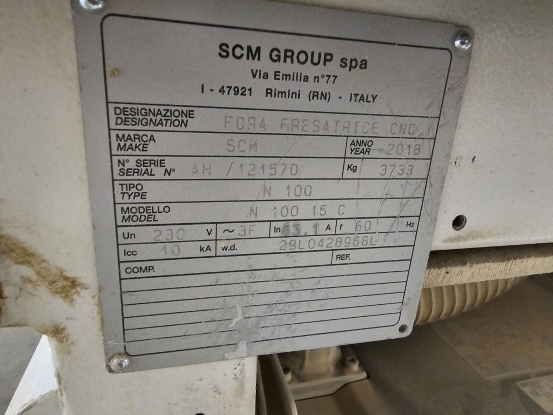 SCM CNC Machining Center - Image 24 of 37