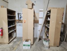 Custom Made Shelving Units and Contents