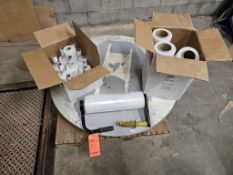 Uline Bundle Shrink Wrap with Dispenser/Manual Turntable