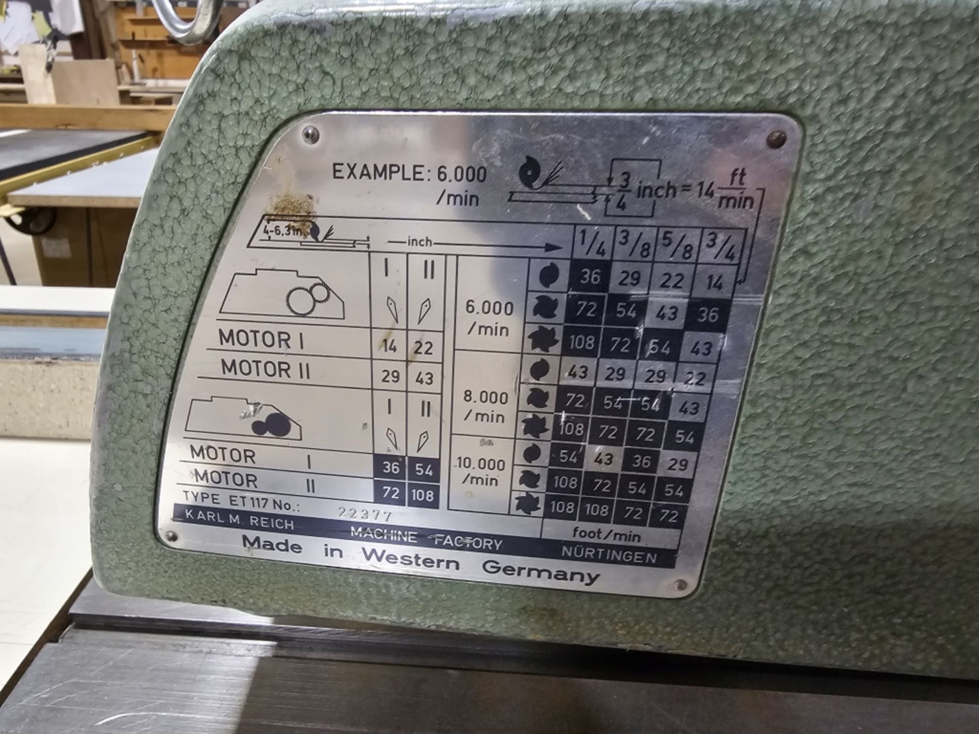 Powermatic Production Table Saw/Amana Cutting Tool Kits - Image 7 of 15