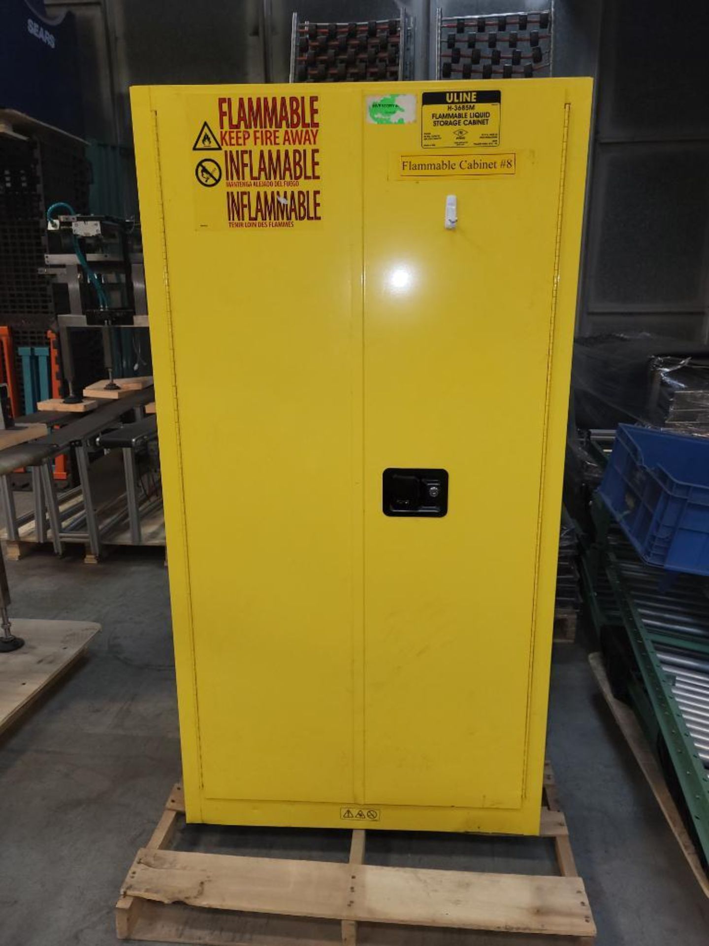 U-Line Flammable Liquid Storage Cabinet M/N H-3685M - Image 2 of 2