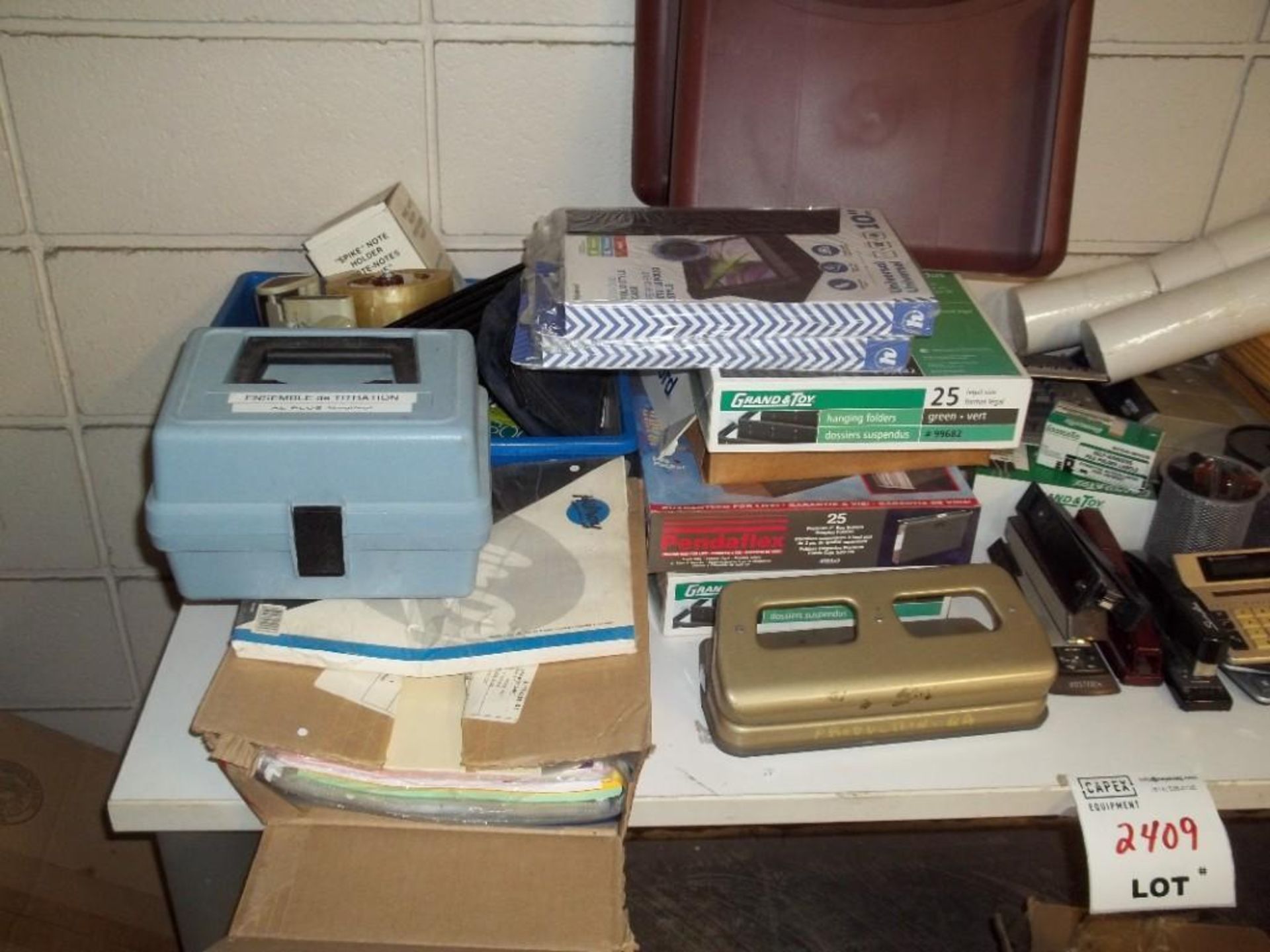 Large Lot Of Assorted Office Supplies Packed In Boxes - Image 2 of 6