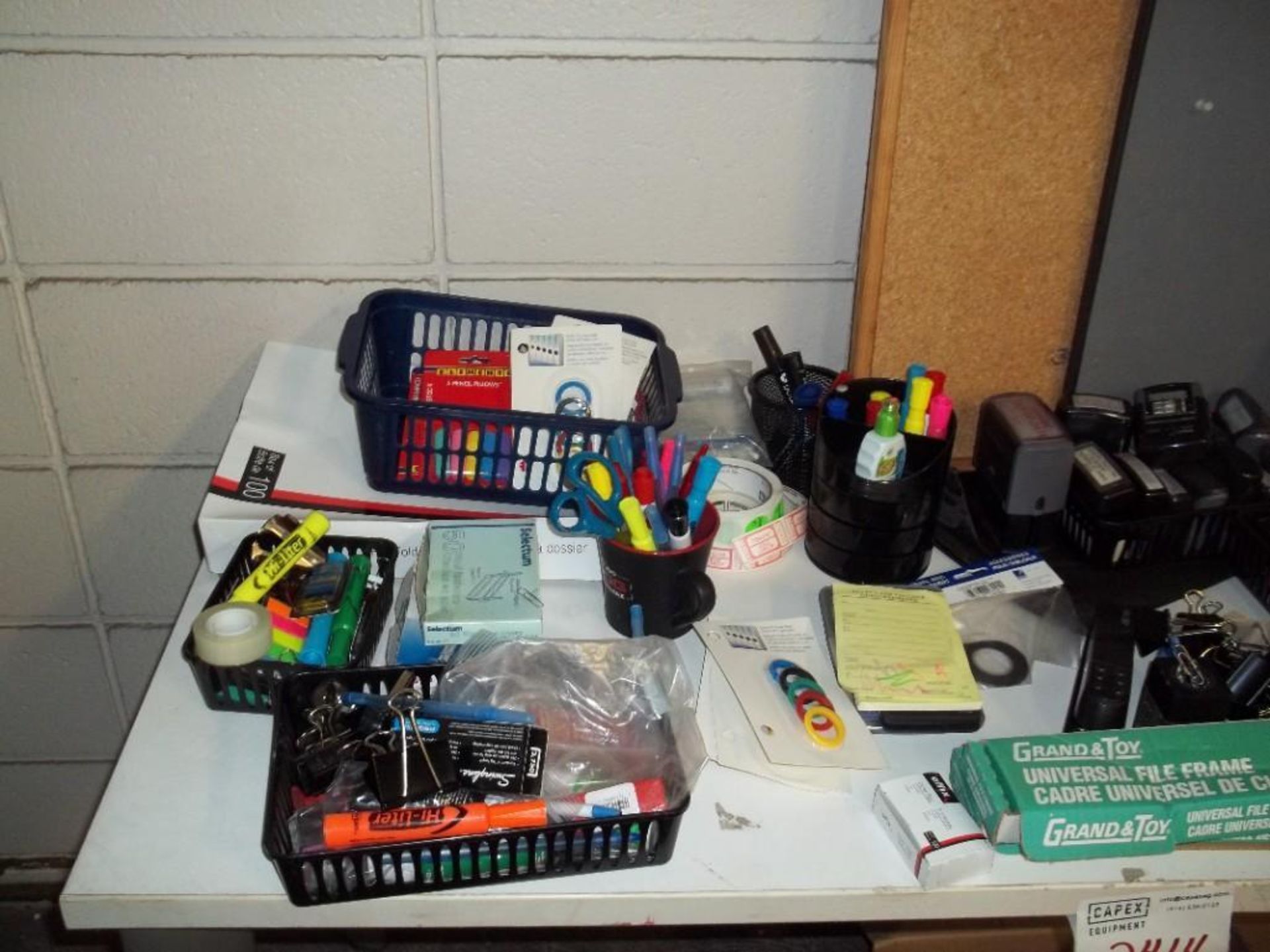 Large Lot Of Assorted Office Supplies Packed In Boxes - Image 2 of 4