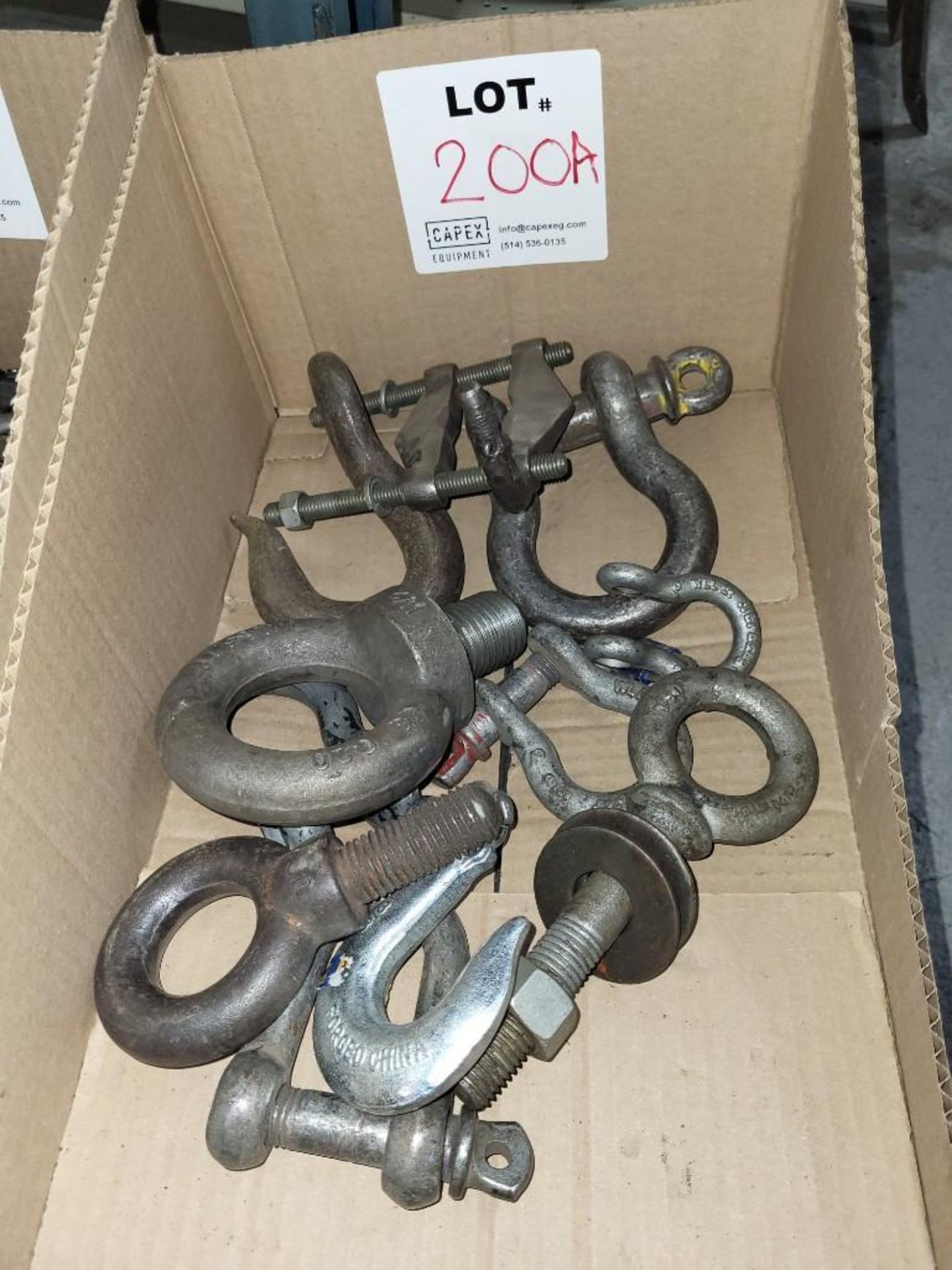 Lot Of 15+ Misc. Tools - Shackles, Hooks, Eye Bolts, Etc