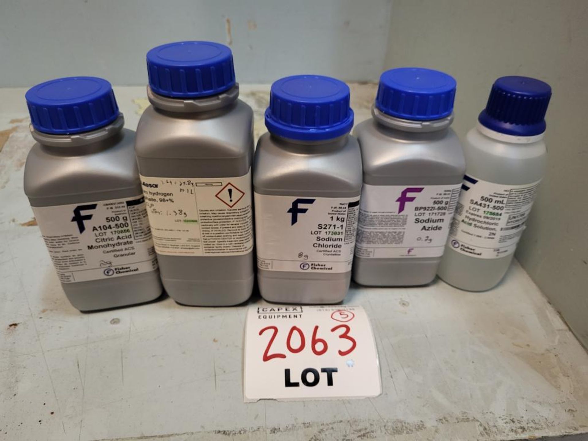 Assorted Lab Chemicals (Some Sealed)