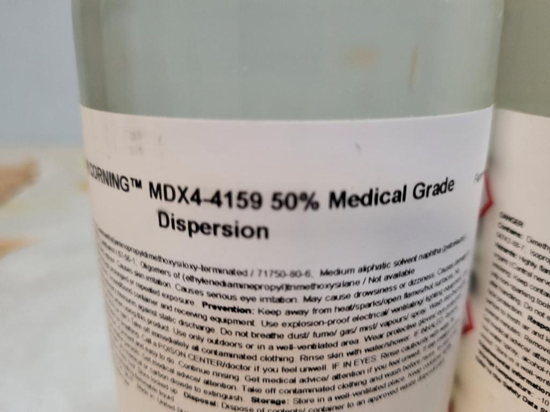 3 Sealed Bottles of Dow Corning MDX4-4159 50% Medical Grade Dispersion - Image 2 of 3