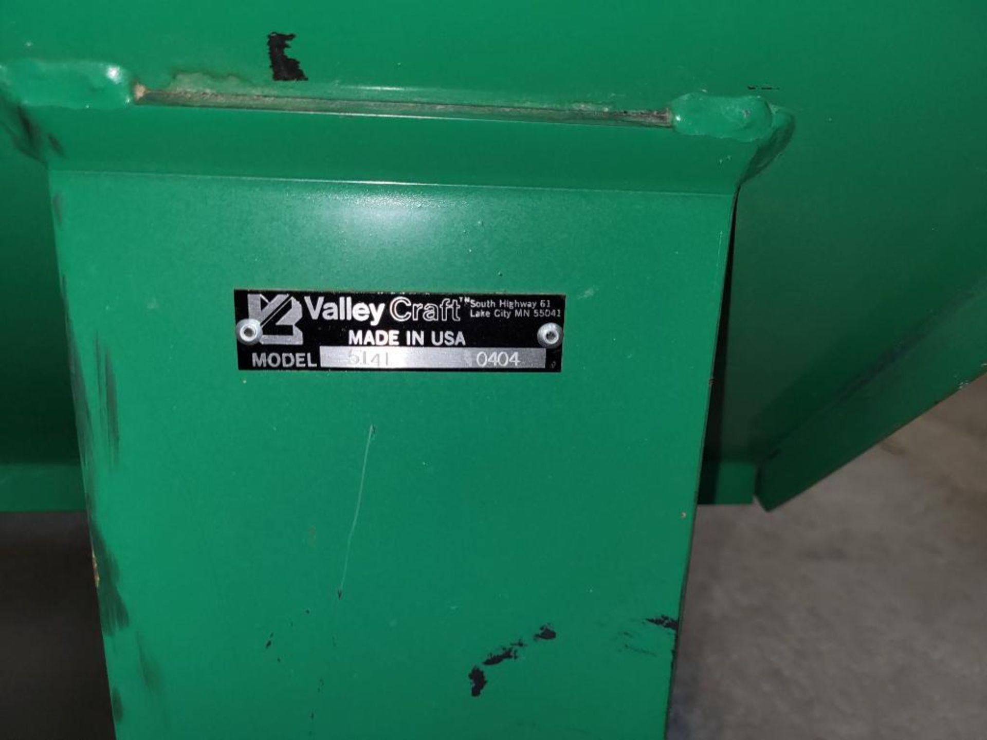 Valley Craft Metal Dump Tote 2000Lbs Capacity On Wheels M/N 5141 NO CONTENTS - Image 3 of 4
