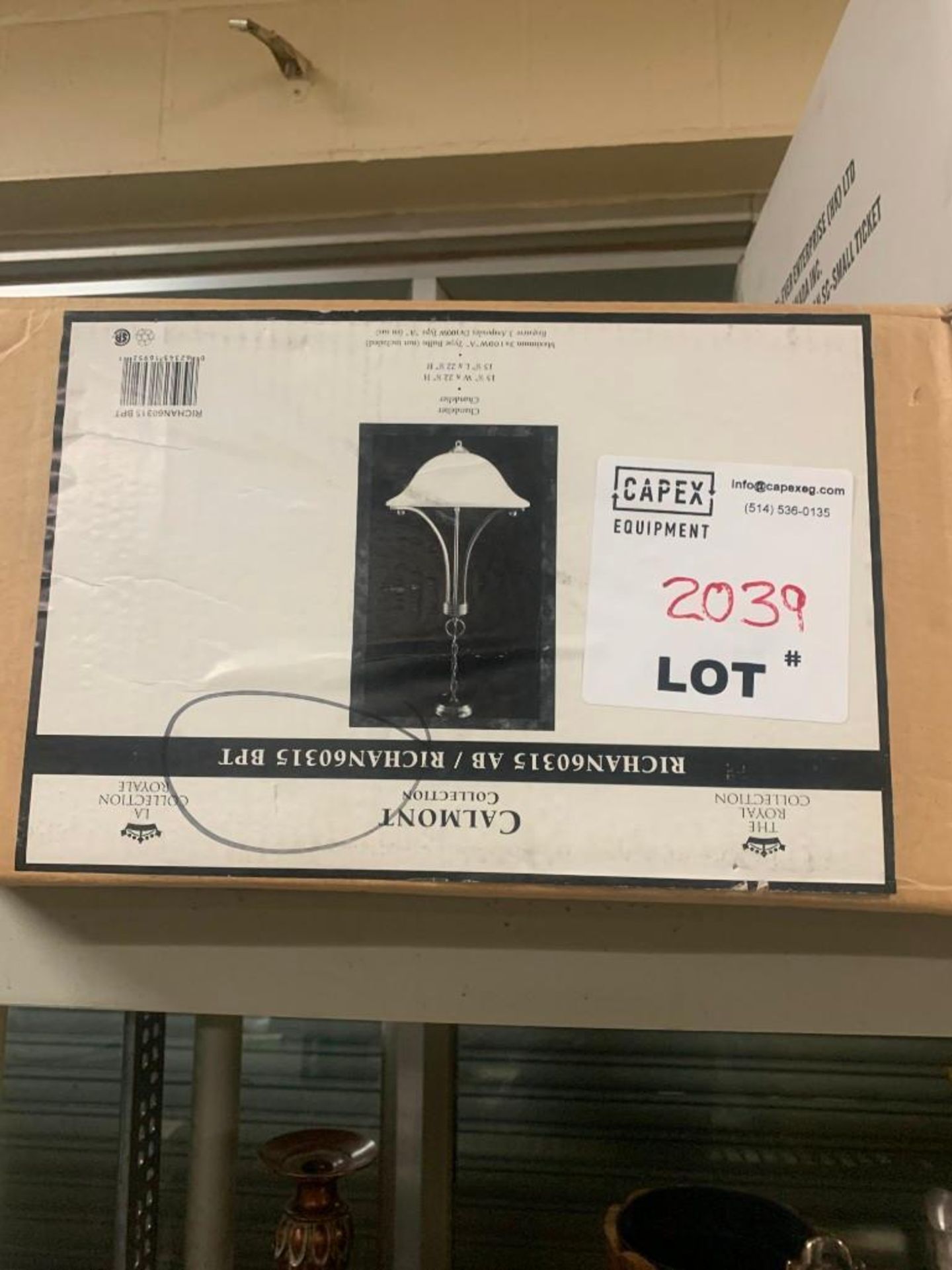 New In Box Lot Of Lamp And Light Fixtures