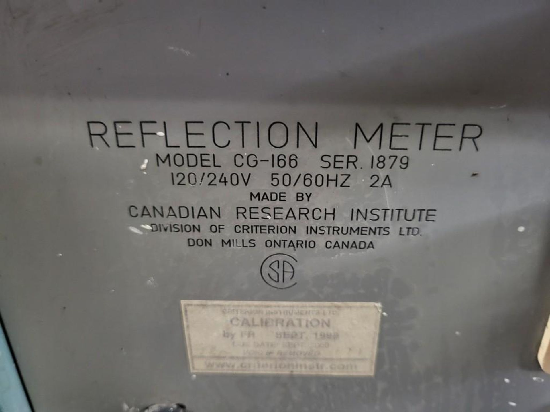 Reflection Meter M/N CG-166 - Image 3 of 4