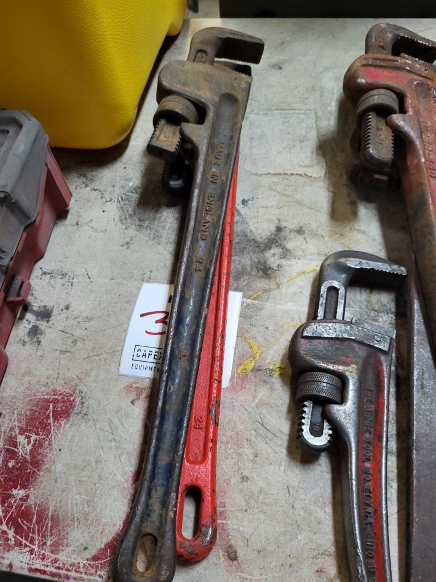 2 Assorted 24inch Pipe Wrenches