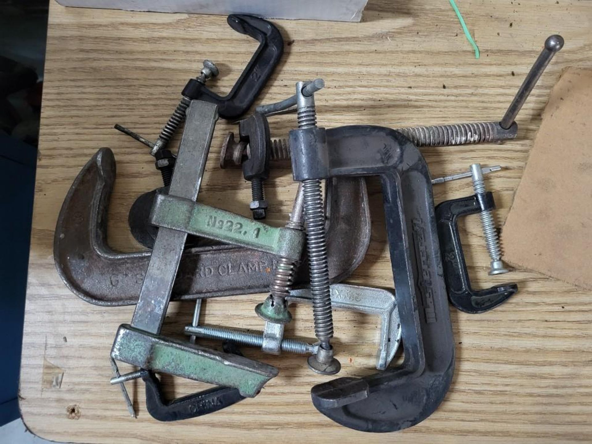 Lot of 8 Assorted Clamps