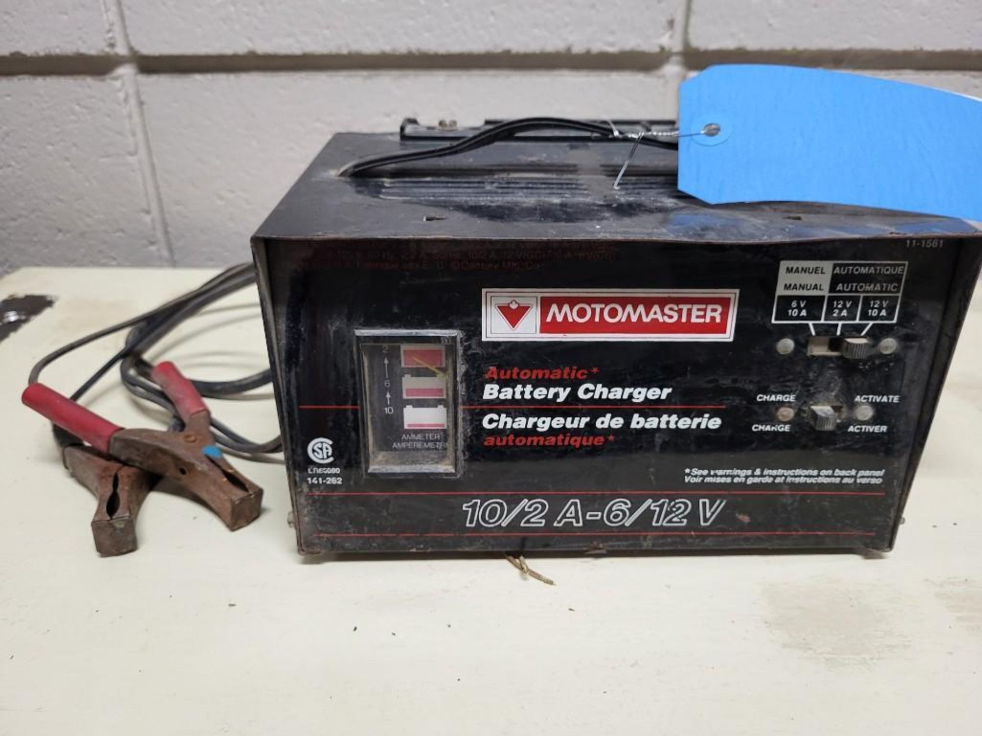 MotoMaster 10/2A Automatic Battery Charger