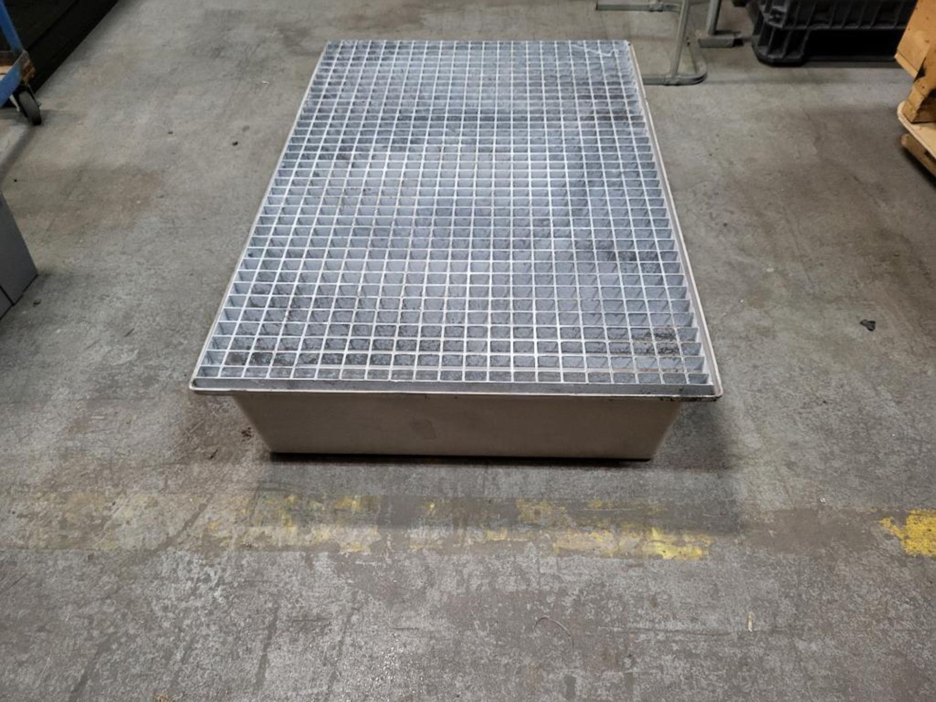 Cemo Sump Tray 220L With Galvanized Steel Grating - 2 Barrels