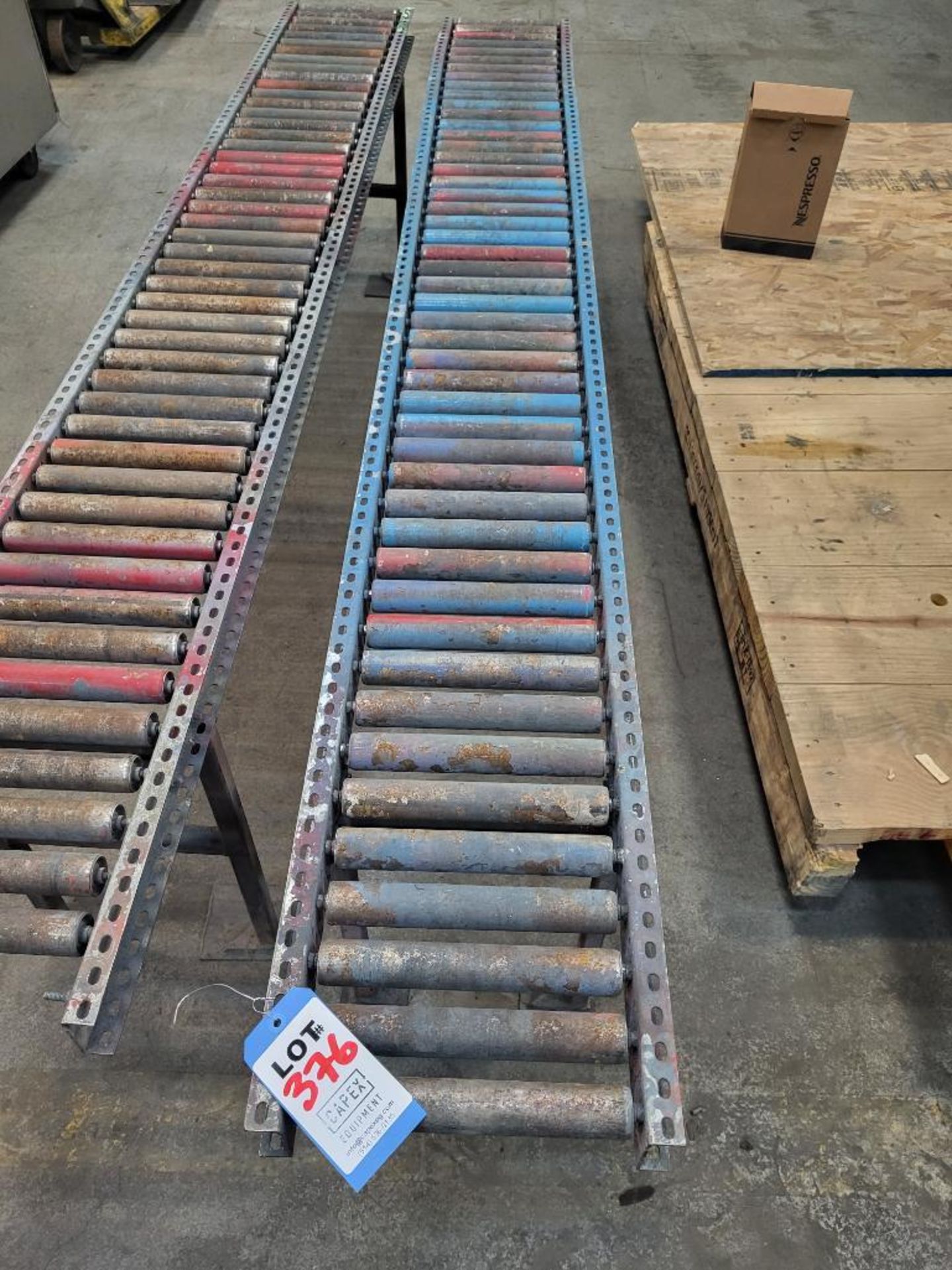 Roller Conveyor 96in x 12in