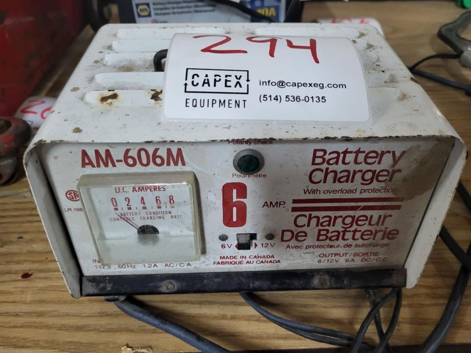 6A Battery Charger 6V And 12V