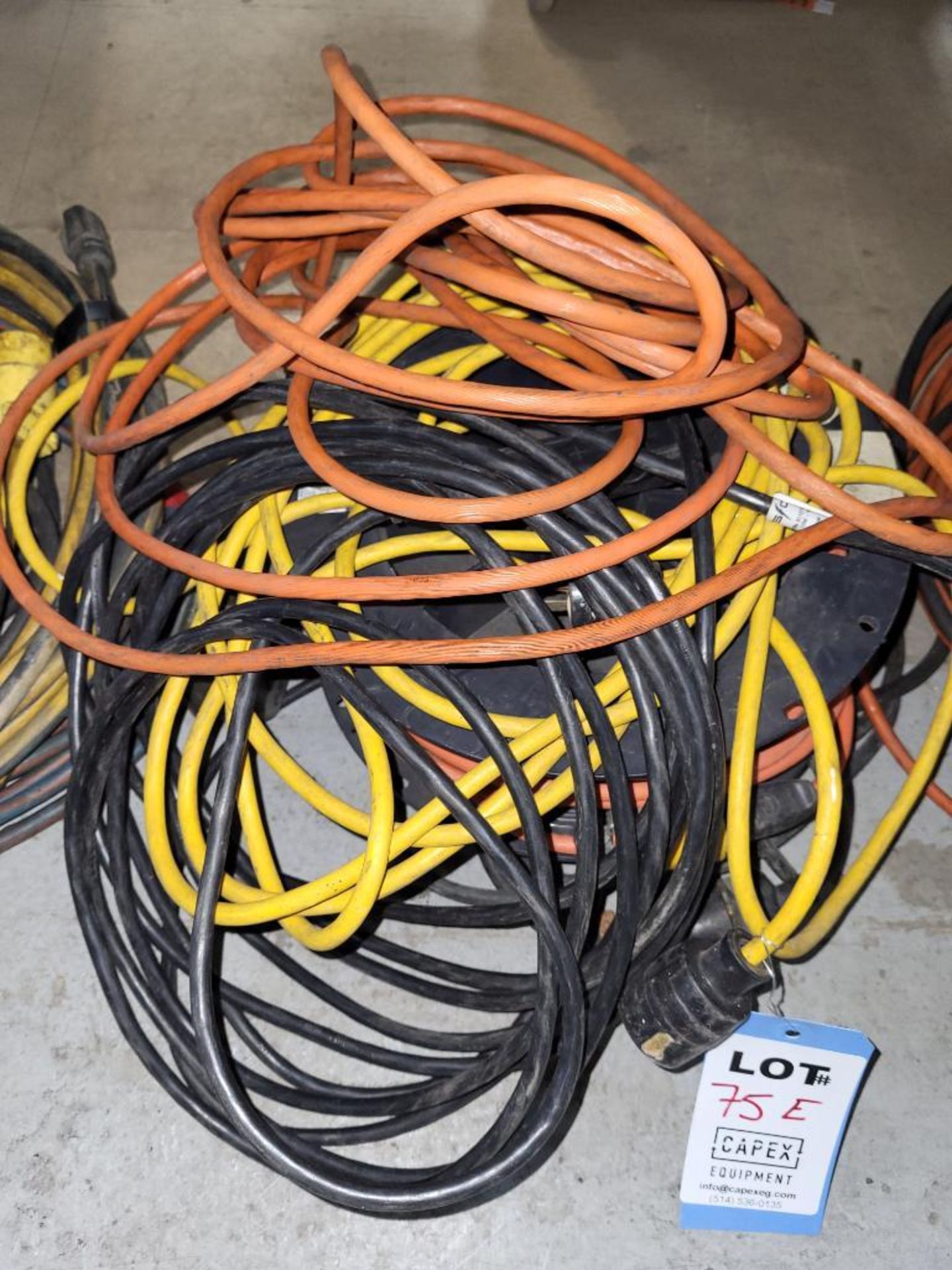 Lot Of 6 Assorted Extension Cords