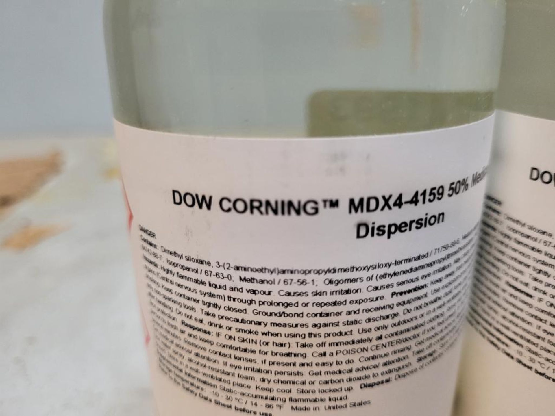 3 Sealed Bottles of Dow Corning MDX4-4159 50% Medical Grade Dispersion - Image 3 of 3